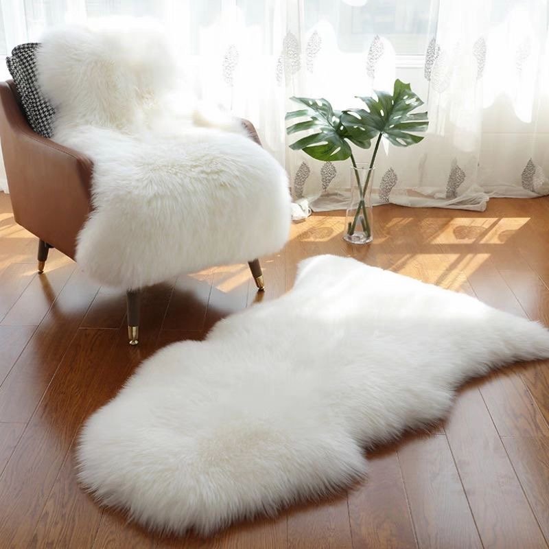 다기능 호주산 천연 양모 카펫 모던 심플 거실매트 북유럽 카페트 양모러그 천연 양털 카페트 의자 쇼파 거실 침대 상세 이미지 2