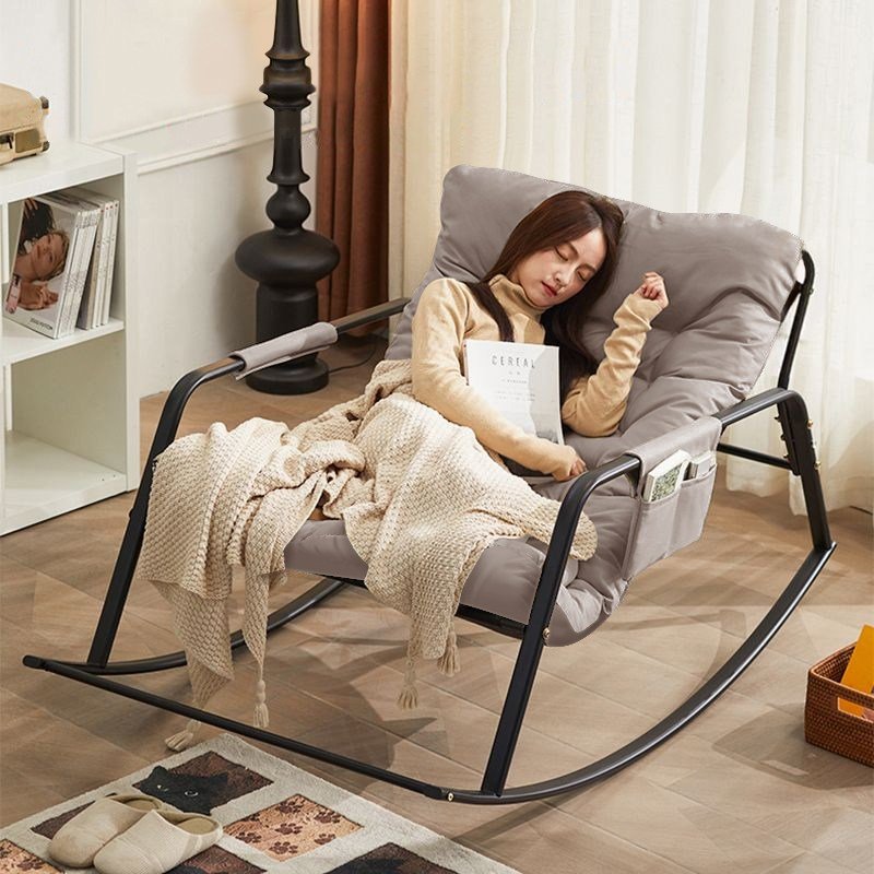 레저 그네 의자 1인용흔들의자 다기능 편한거실의자, 1개, 회색 상세 이미지 1