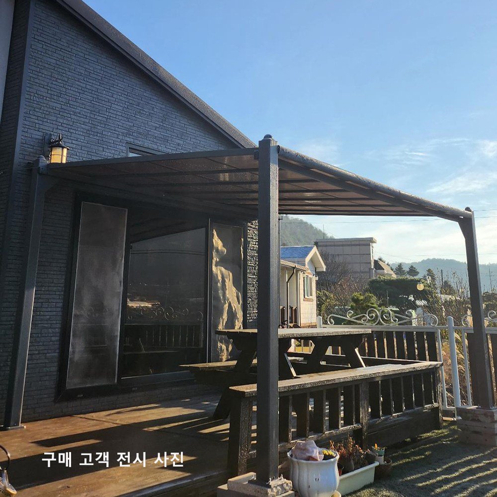 [국내발송] 리자드 스카이 어닝 렉산 파고라 썬룸 3/4X3M 상세 이미지 1