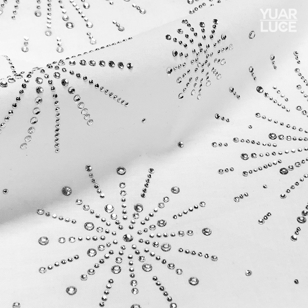 유아루체 여름밤 불꽃놀이 Crystal - 댄스복 의류전사지 우주 별 큐빅 핫픽스모티브, 1개 상세 이미지 1