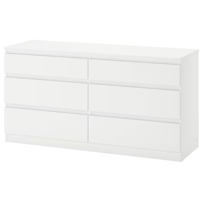 이케아 KULLEN 쿨렌 6칸서랍장 화이트 140x72cm 503.557.34 상세 이미지 2