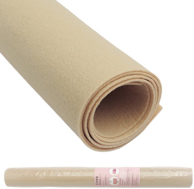 패션스타트 보강심지 소프트 1롤 가방 심지 부드러운 형태유지용 부자재 56cm*9M 접착형, 1개, 베이지