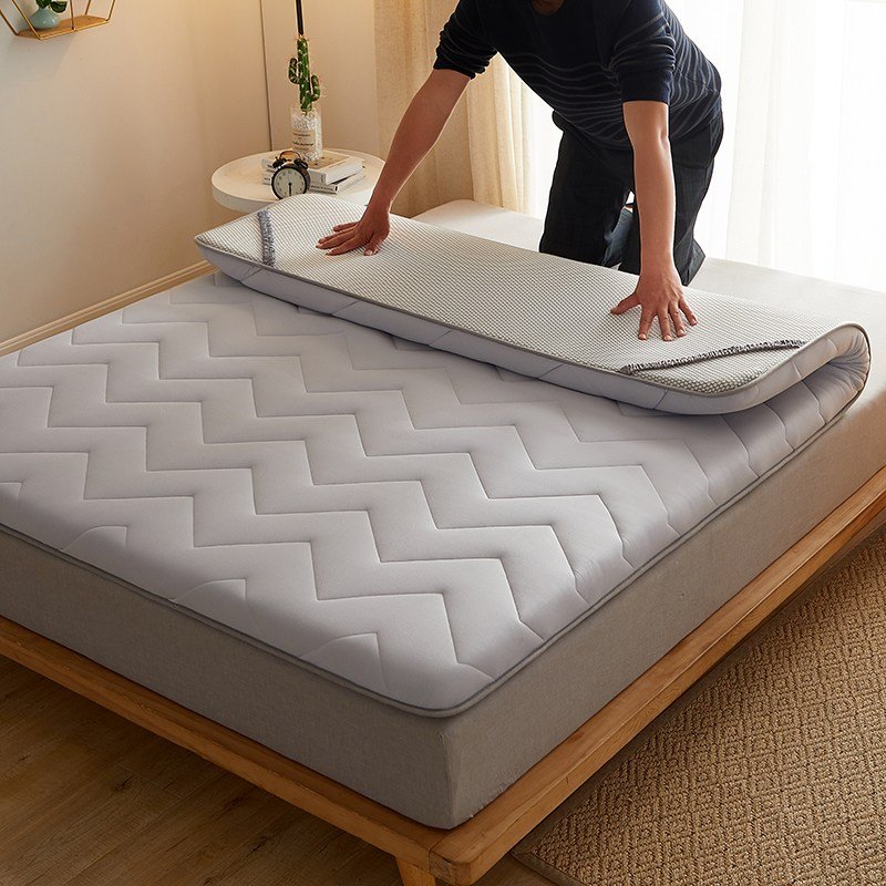 BOLEBIO 볼레비오 꿀잠 라텍스 메모리폼 매트리스 토퍼 8cm, 그레이할인 상세 이미지 1