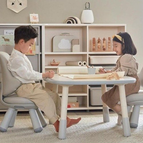 일룸 팅클팝 직사각형 그로잉 책상 1200 방문설치, 그레이(직사각형)쿠폰할인 상세 이미지 1