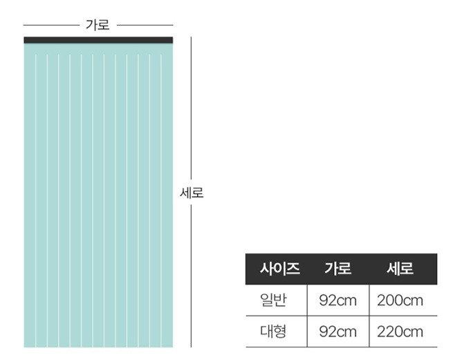 한일상사 고급 현관 파리 PVC문발 상세 이미지 1